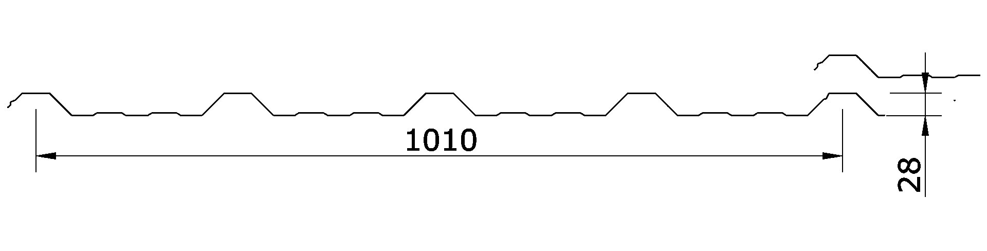 Chapa Trapezoidal T-101